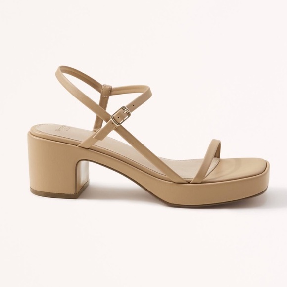 Abercrombie & Fitch Shoes - ABERCROMBIE Retro Strappy Platform Heels S-453 Sz 9